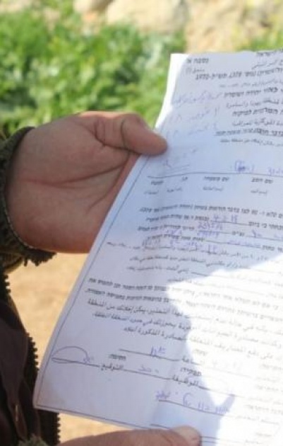 الاحتلال يخطر بوقف البناء في 15 منزلا ببلدة تقوع جنوب شرق بيت لحم