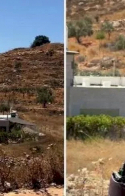 مستعمرون يجبرون عائلة مسيحية على إخلاء منزلها في الطيبة شرق رام الله