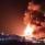 حريق ضخم بعد انفجارات عدة بمرفأ إيطالي