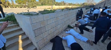 مستعمرون يقتحمون الأقصى ويؤدون السجود الملحمي