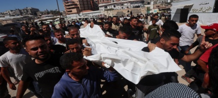 شهيد وإصابتان بقصف مسيرة للاحتلال قرب مدخل مخيم البريج وسط قطاع غزة