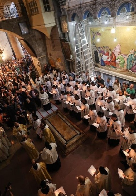 بيت لحم: الكنائس المسيحية التي تسير وفق التقويم الغربي تحتفل بعيد الفصح