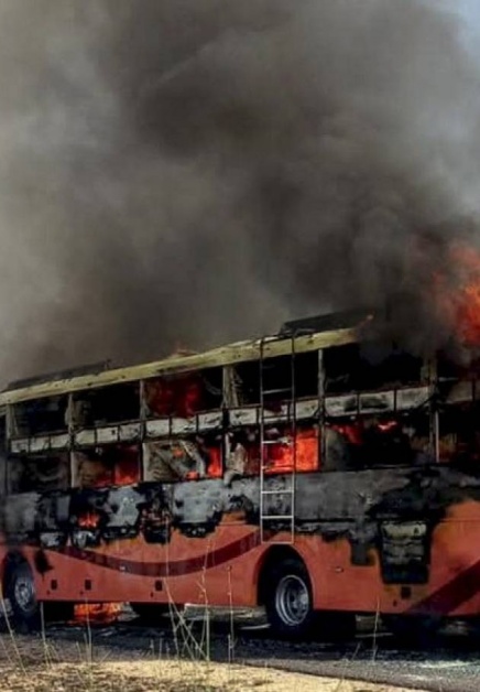 حريق حافلة في الهند يودي بـ20 شخصا على الأقل