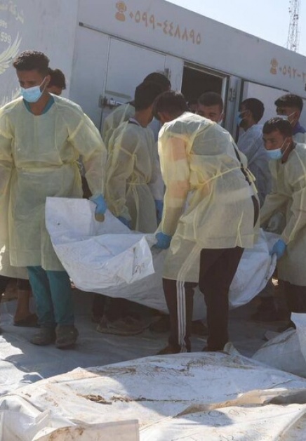 الصحة بغزة تقرر دفن 38 شهيدا لم يتم التعرف عليهم