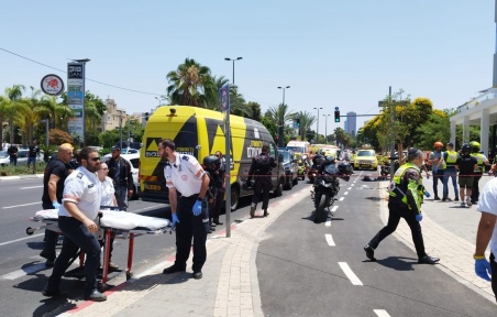 8 إصابات على الأقل في عملية دهس وسط اسرائيل