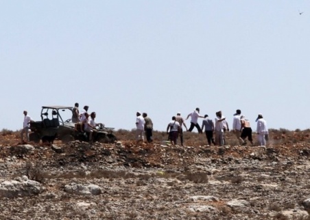 مستعمرون يقتحمون تجمع شلال العوجا شمال أريحا ويضيقون على الأهالي 