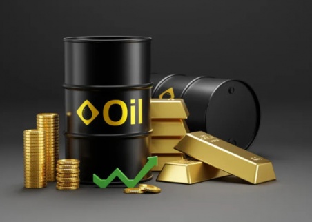 ارتفاع أسعار الذهب وانخفاض النفط عالميا