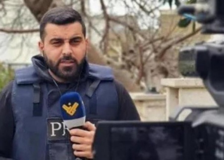 إصابة مراسل لقناة 
