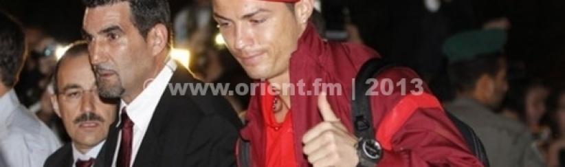 بالصور - رونالدو في إسرائيل مع حراسة مشددة