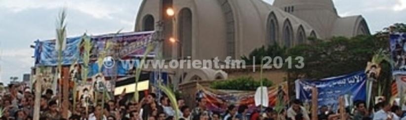 مسيرة للأقباط أمام وزارة الدفاع للمطالبة بحمايتهم