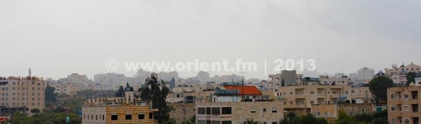 منخفض جوي محمل بإلأمطار والرياح يعبر فلسطين اليوم