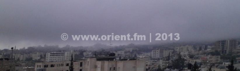 حالة الطقس لليوم الأثنين 22-4-2013