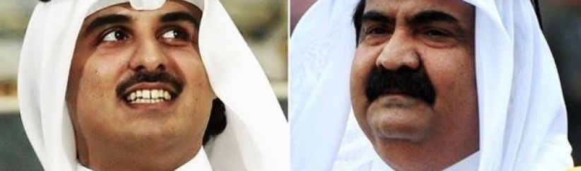 امير قطر يتخلى عن الحكم لنجله تميم