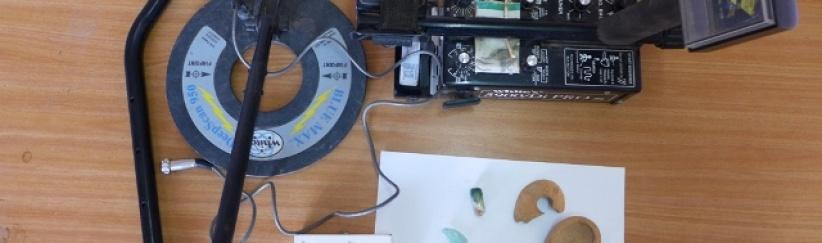 رام الله: ضبط آلة تنقيب عن الآثار