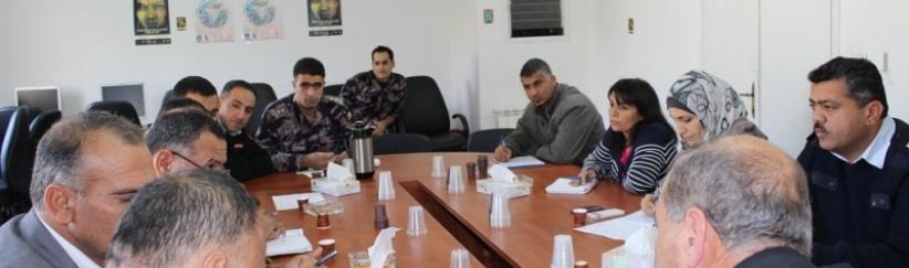 المحافظ يجتمع بلجنة الطوارئ التي ستعمل في المنخفضات الجوية