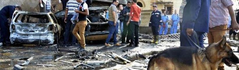 إصابة شخص في انفجار أمام معهد مندوبي الشرطة في القاهرة