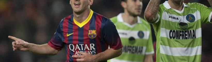 برشلونة يسحق خيتافي في ليلة عودة ميسي