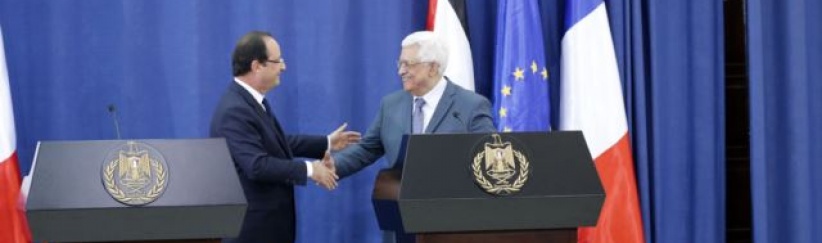 عبّاس يؤكد لهولاند استمرار تعثر مساعي كيري