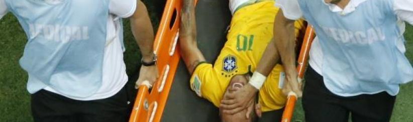 اصابة نيمار يوم أمس ينهي مشواره في المونديال