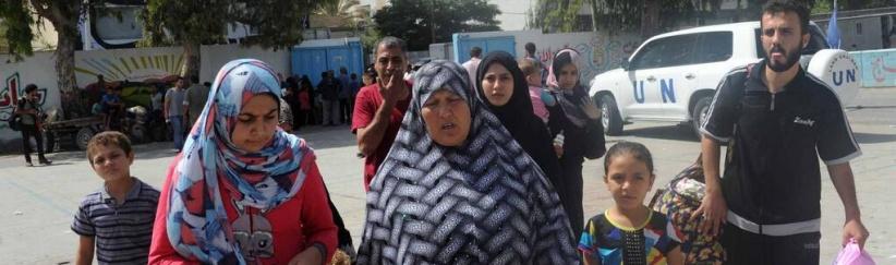 الأمم المتحدة: عدد النازحين في غزة بلغ 40 ألفا