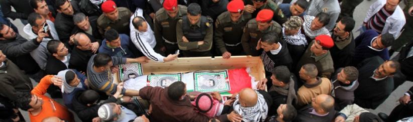 تشييع جثمان الشهيد محمد حمامرة في بيت لحم