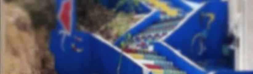 بالصور : بث روح الحياة العامة والحركة في إحدى أدراج مدينة بيت لحم