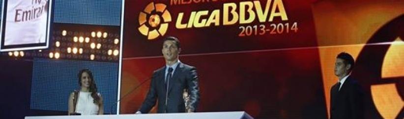 كريستيانو رونالدو نجم النجوم في ليلة جوائز الليغا