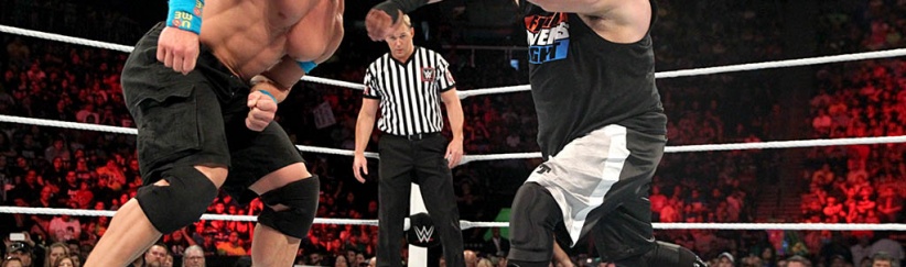 بالصور : كارثة تحل على جون سينا في عرض Elimination Chamer