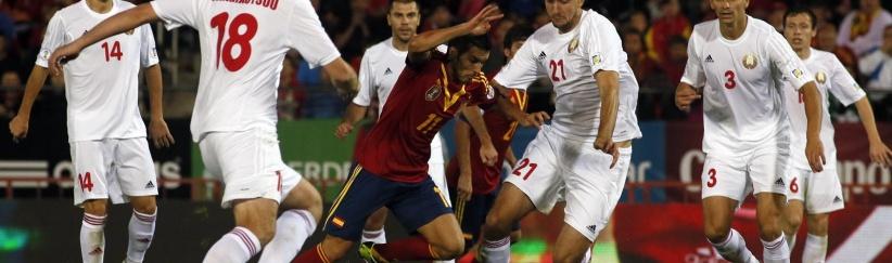 إسبانيا تهزم بيلاروسيا بصعوبة