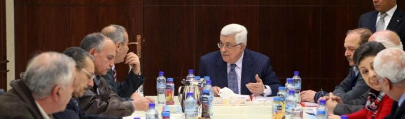 “التنفيذية” تنهي اجتماعها وتشكل لجنة للاتصال مع الفصائل لتشكيل حكومة وحدة وطنية