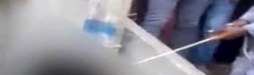 بالفيديو : شنق مواطن في ‫الشارع‬ ‫‏بمصر‬ وسط صيحات التكبير