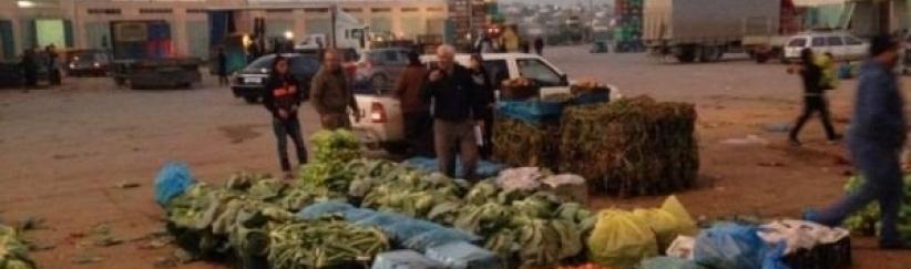 الاحتلال يغلق سوق خضار المركزي جنوب نابلس