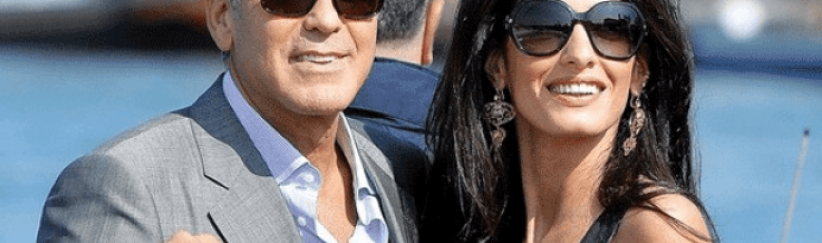 جورج كلوني قلق على صحة أمل!!