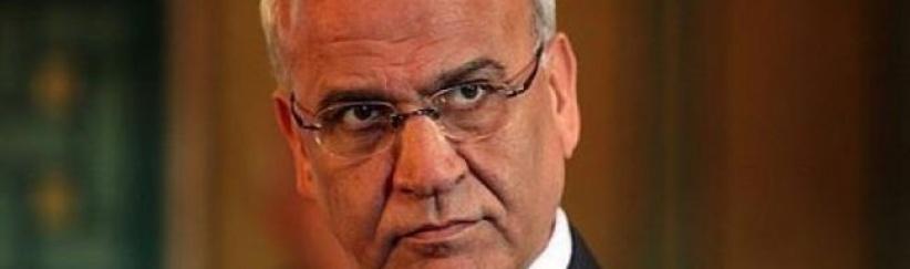 عريقات يتسلم من عبد ربه أمانة سر اللجنة التنفيذية لمنظمة التحرير