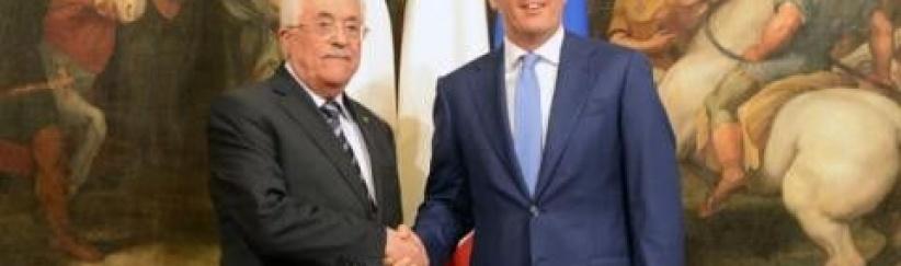 الرئيس عباس يستقبل رئيس الوزراء الايطالي في بيت لحم اليوم