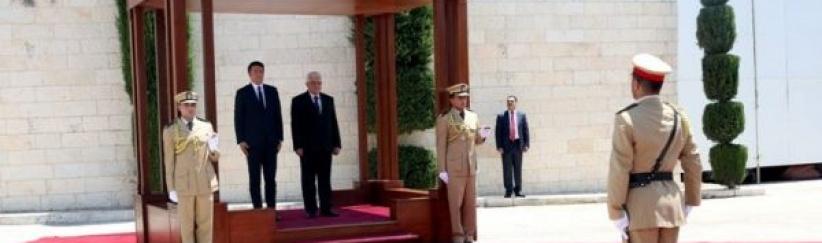 الرئيس يستقبل رئيس الوزراء الايطالي في بيت لحم