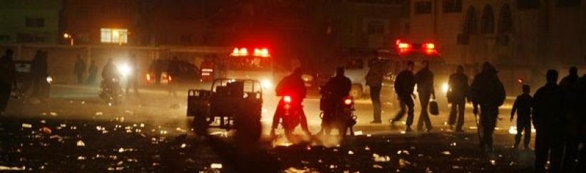 تفجير6 عبوات ناسفة في مركبات شمال مدينة غزة