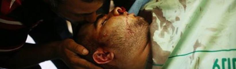 صور:- شهيد برصاص الاحتلال قرب حاجز قلنديا