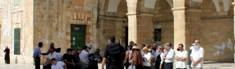 مستوطنون يقتحمون الأقصى من باب المغاربة