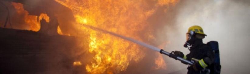 حريق كبير قرب معسكر للاحتلال شرق القدس