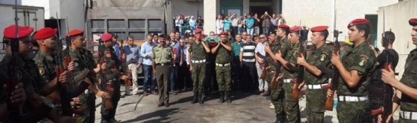 تشييع جثمان الشهيد حذيفة سليمان في طولكرم