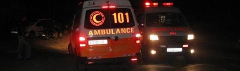 10 اصابات في حادث تصادم بين 4 مركبات قرب حلحول