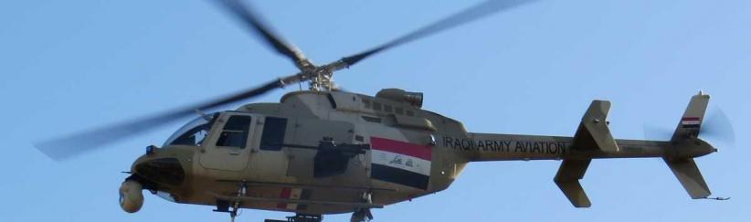 مقتل 3 طيارين بتحطم مروحية عراقية