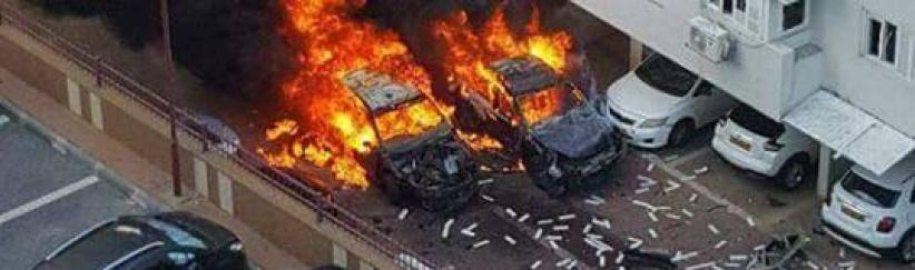 انفجار بسيارة في أسدود