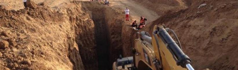 الإحتلال يعيق عملية البحث عن شهداء النفق في غزة