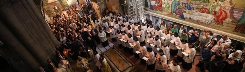 بيت لحم: الكنائس المسيحية التي تسير وفق التقويم الغربي تحتفل بعيد الفصح