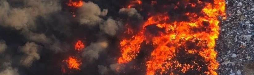 حريق يلتهم مناطق جبلية جنوب الخليل