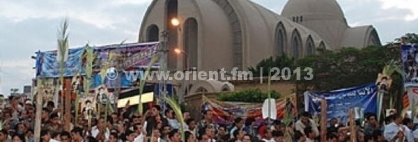 مسيرة للأقباط أمام وزارة الدفاع للمطالبة بحمايتهم