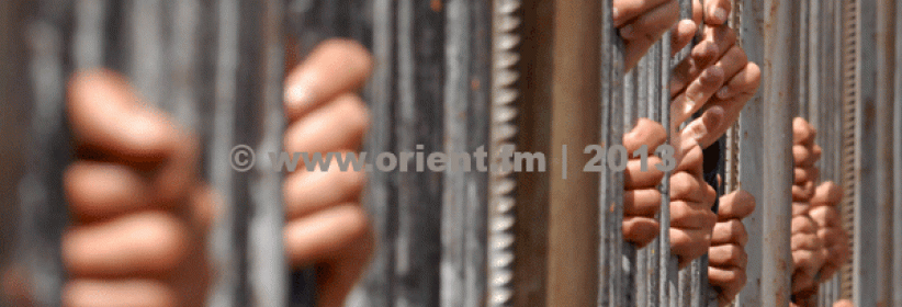 11 مصابا في حريق بسجن 