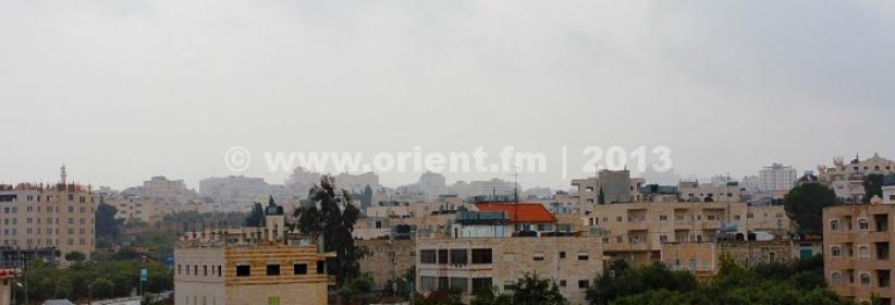 منخفض جوي محمل بإلأمطار والرياح يعبر فلسطين اليوم